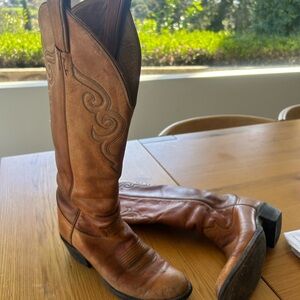 Tony Lama vintage Brown Western Boots
